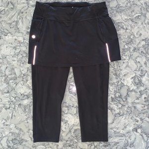 Black Athleta Skirt Leggings